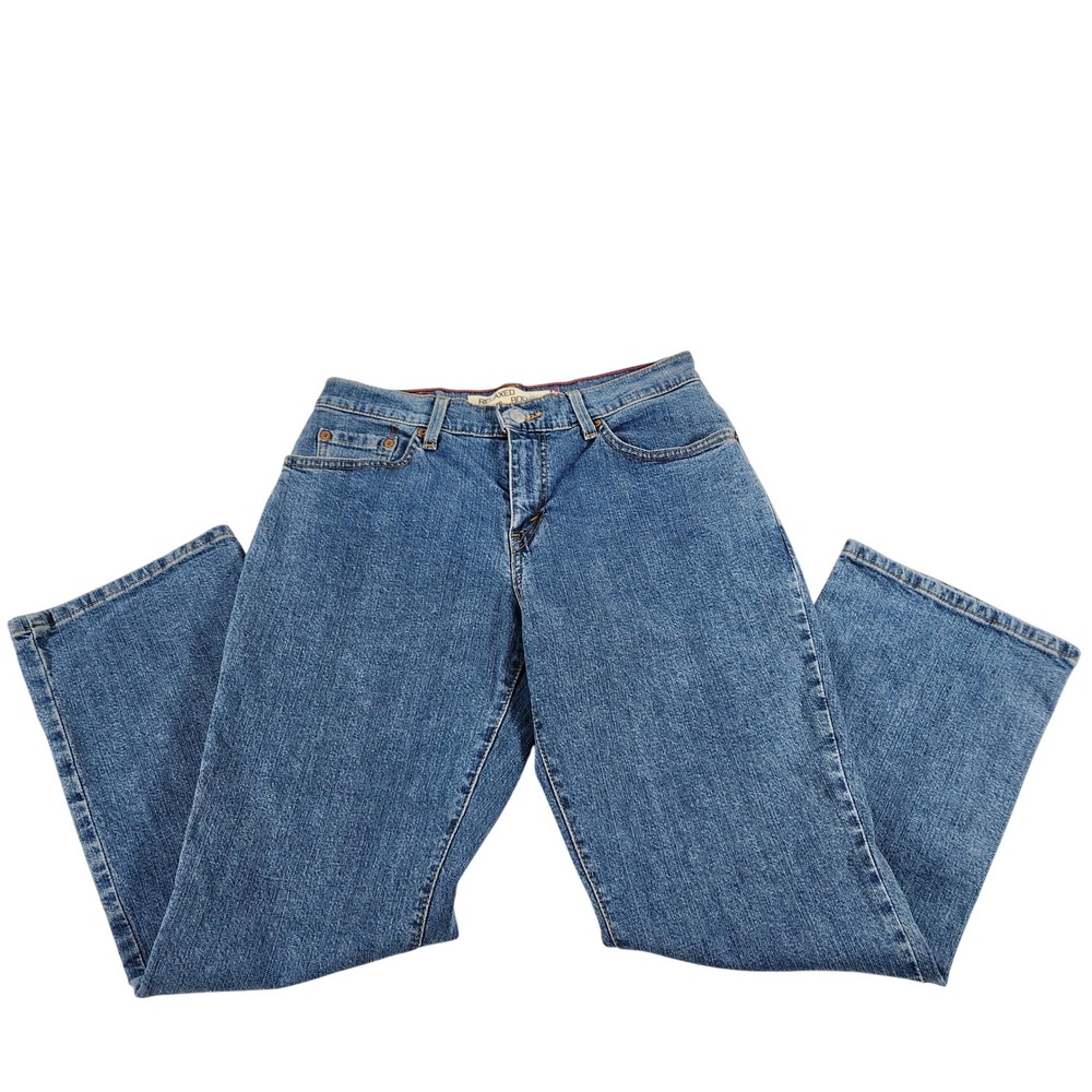 VTG‎ Levis 550 Relaxed Boot Cut Jeans Womens 8S Medium Wash Blue Denim 550-1755